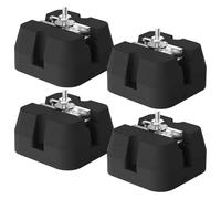 4pcs Air Conditioning Anti Vibration Pad Isolator Rubber Pad, Air Conditioning External Unit Anti Vibration Cushion, Floor Mount Base Kit, for Air Conditioner Heat Pump, Anti Slip Pad(7cm/2.7in)