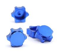 4Pcs Alluminio Mozzo Ruota Cover Parapolvere 17mm Esagonale per 18 RC Auto R1L5)