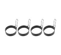 4pcs Anelli Per Uova Per Friggere Uova, Stampi Per Pancake in Acciaio Inossidabile Stampo Per Uova Rotonde