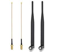 4PCS Antenna Omni-Directionale 868MHz con Antenna SMA, 2 Pezzi Antenna a Dipolo 3dBi Nera, per Sviluppatori, Maker e Utilizzatori IoT in Smart Home, Industria e Applicazioni Wireless Outdoor