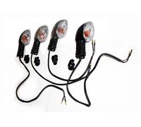 4Pcs Anteriore & Posteriore Trasparente Lente Giro Indicatore Per Yamaha Fz Moto