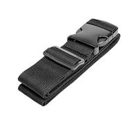 4Pcs Anti-lost Tying Rope Packing Belt Fixed Travel Suitcase Accessories Luggage Safe Straps Baggage Belts Buckle Strap Per Bagagli(Black)