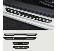 4PCS Auto Acciaio Inox Battitacco Protezione, per Golf 3 4 5 6 Mk4 Mk6 Passat B5 B6 B7 B8 CC Polo Tiguan Mk2 Touran 6 Bora Mk6 portiera davanzale Pedale AntiGraffio Antiscivolo Car Styling Accessorio