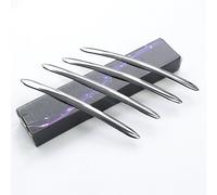 4pcs auto in acciaio INOX maniglia Trim striscia adesiva per serie 5 F10 525 530 520LI 2011 - 2017 Car Accessories