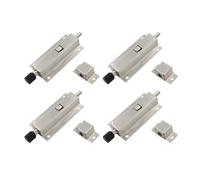 4PCS Automatico Molla Latch Scorrevole Chiusura Scorrevole In Acciaio Inox Serratura Automatica Della Porta per Casa Hardware Bagni Garage