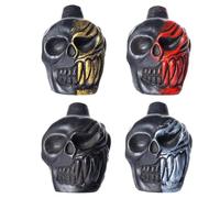 4pcs Aztec Death Whistle, Fischietto Della Morte Aztec In Ossidiana Nera Autentico, Emette Suoni Simili A Vere Urla Humen Fortissime, A +125 Decibel Per Day Of The Dead Halloween