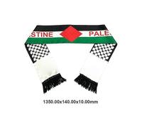 (4Pcs,B)Double-sided Palestinian flag shawl is sun-proof and does not fade