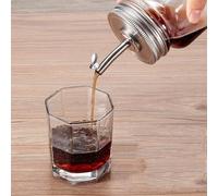 4pcs barattolo coperchi per beccuccio olio in acciaio inossidabile coperchi di