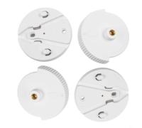 4pcs Base Della Macchina Fotografica Per Eufy Security Spaceview Per Pro Baby Monitor 720p1 Plastica Bianca Con Vestibilità Sicura E Maggiore Stabilità Per Un Sistema Di Sorveglianza Domestica