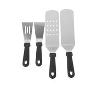 4Pcs BBQ Spatula Set - Griddle, Pancake, Hamburger Turner & Grilling Shovel