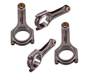 4PCS Bielle H-Beam Connecting Rod for Opel Omega A Caravan 2.4i 128mm ARP 2000