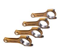 4pcs Bielle Titanized Connecting Rods for Mazda MX5 Miata B6 BP 1.6 1.8 133mm