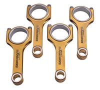 4pcs Bielle Titanizing Connecting Rods for Mazda MX5 Miata B6 BP 1.6 1.8 133mm