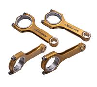 4pcs Bielle Titanizing Connecting Rods for Mazda MX5 Miata B6 BP 1.6 1.8 133mm