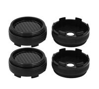 4pcs Black 60mm Dia 6 Clips Wheel Tyre Center Hub Caps Cover for Cars