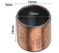 4PCS Boccole in Metallo Composito per Ammortizzatore Posteriore Mountain Bike Lu
