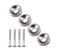 4pcs Boccole Per Le Boccole Del Collo Chitarra Elettrica Boccole E Bulloni Che Montano Le Boccole Traghe Con Viti Che Durano Giunture Per Chitarra Elettrica Che Montano I Ferruli Con Viti