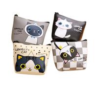 4pcs borsa a forma di gatto carino elegante mini portamonete chic piccolo