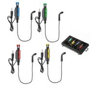 4Pcs Canna Da Pesca Allarme Strumento Accessori Swingers Allarme Sensibile Appendini Bobine Morsi Allarmi Morsi Indicatori