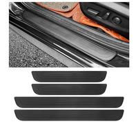 4PCS Car Door Sill Protector,Anti-Scratch Rubber Car Door Protector Edge Guards for Door Steps,Universal Waterproof Door Threshold Strips Exterior Accessories (Nero, Ampiezza 6CM)