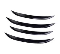 4Pcs Car Wheel Eyebrow Arch Trim Lips Fender Flares Protector Strips