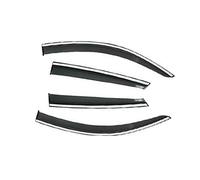 4PCS Car Window Visor Per Mitsubishi Per Pajero V73 V93 V97 Parabrezza Sole Pioggia Deflettore Guardie Finestra Laterale Deflettore Deflettori D'aria Antiturbo Auto