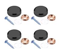 4Pcs Cartelloni per le affissioni Decorazione Chiodi di Fissaggio in Vetro di Fissaggio Pubblicità Viti Decorative di Vetro Elementi di Fissaggio Cartelloni per le