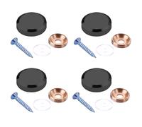 4Pcs Cartelloni per le affissioni Decorazione Chiodi di Fissaggio in Vetro di Fissaggio Pubblicità Viti Decorative di Vetro Elementi di Fissaggio Cartelloni per le