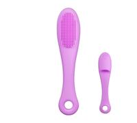 4PCS Cat Chin Brush, Silicone Finger Toothbrush for Pets, Gentle Care Tool for Puppies, Kittens, Dogs, Cats, Pet Cleaner for Home, Vet, Travel Use