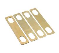 4Pcs Chitarra Collo Cunei 0.01 "0.03" 0.03" Spessi In Ottone Cunei Per Chitarra Elettrica Basso Liutaio Strumenti
