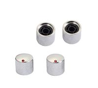4pcs Chonologie Per Bassi Chitarra Elettrica Volumi Manopole Controllo Del Tono Tappi Potenziometro Manopole A Cupola Gocce Chitarra Per Soprannominare Manopole Controllo Potenziometro