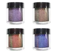 4pcs Color-Changing Poldering Pigmenti Pigmenti 4 Polvere di Mica Che Cambia Colore per Le Unghie in Vetro Epossidico Art Pannelli di Vernice Cosmetica Artigianato Candela per Fabbricazione di
