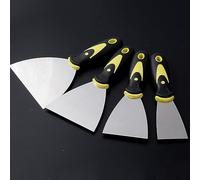 4pcs coltelli for mastice vernice 2" 3" 4" 5" Set di strumenti for spatole for mastice coltello for giunture in acciaio inossidabile spackle strumenti for pittura for carta da parati/cartongesso/rasch
