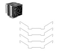4pcs Computer Host Fan Radiatore Fibbia,Computer CPU Ventola di Raffreddamento Clip,Acciaio Inox Filo di Fissaggio Fibbia Staffa Cpu Fan Hook,Dissipate Calore Clip Morsetto