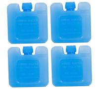 4pcs Coolier Shock Ice Packs 2.8x2.8x1.2 Religable Blue Ice Blocks per Il Dispositivo di Raffreddamento per Mantenere Le Bevande Alimentari da 4 Pezzi Freddi per criminalità criminalità.