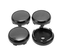 4Pcs Copricerchi 2.42" 2.6" 6 Clip Nero per Auto