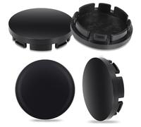 4Pcs Coprimozzi per Volkswagen Vw 63mm,Coprimozzo Ruota Accessori per Cerchioni per Pneumatici per Auto Accessori Protettivi Tappi per Cerchi Decorativi Accessori per Ricambi Auto,Black