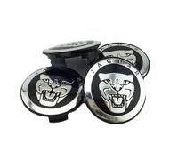 4pcs Coprimozzo Ruota per Jaguar XK 2006-2014 69mm,Copricerchi Copertura Mozzo Centro Ruota Tappi Cerchi Auto Coppa Ruota Accessori Auto Mozzo,A_Black
