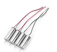4Pcs Coreless Motor 3.7V 0.08A 0.6W Brushed DC Motor Drone a basso consumo Motore coreless ad alta velocità 44000rpm per timoneria, motore per velivoli fai te,Motore Dedicato
