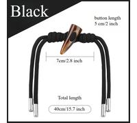 4pcs Corno Bottoni Toggle Chiusure Fai da Te Cinese Hanfu Tang Abito Accessorio