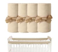 4PCS Cot Rail Protector, Furniture Protector Bed Rail Guard Teething Cover