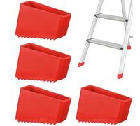 4pcs cuscinetti in gomma i piedi della scala da 4 pezzi per le estremità resistenti all'usura addensate per la scala telescopica, scale di ingegneria standard, sostituzione della protezione dell