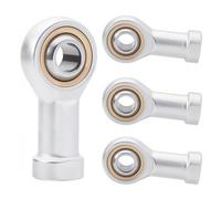 4Pcs Cuscinetto Articolato Snodato Cuscinetti Sferici Filettato Auto-Lubrificante Asta Fine Cuscinetto Sferico Stelo Filettatura Femmina Estremità (M10)