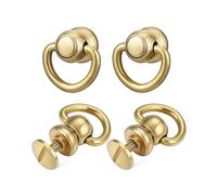 4Pcs D Ring Fasteners In Elegant Design for Various Purse And Bag Applications Made Of Brass for Easy Attachment