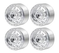 4pcs da 1,0 pollici in metallo in metallo a bordo della ruota per beadlock morsi compatibili con 1 modelli di auto RC a 24 come SCX24 90081 AXI00001 AXI00002 e simili veicoli da strada(Type 9)