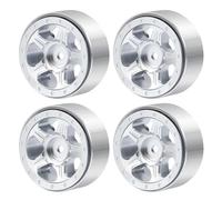 4pcs da 1,0 pollici in metallo in metallo a bordo della ruota per beadlock morsi compatibili con 1 modelli di auto RC a 24 come SCX24 90081 AXI00001 AXI00002 e simili veicoli da strada(Type 10)