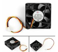 4Pcs DC Brushless Cooling PC Computer Fan 12V 7025B 70x70x25mm 0.2A 3 Pin Wire