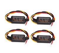 4PCS DC9 26V LED Luce Freno Lampeggiatore Stroboscopico Controller Fanale Posteriore Lampeggiatore 16 Modalità Regolabili Per Auto Moto