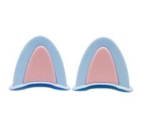 4pcs Decorazione per Casco da Moto Corna del Casco Accessori per Elmetti con Orecchie di Gatto,Decorazione Adesiva per Orecchie di Gatto per Casco da Moto orecchie casco moto accessori casco moto