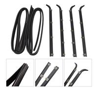 4PCS Door Window Seal Belt Weatherstrip+2PCS Seal Kit Per Ford F150 F250 F350 A7